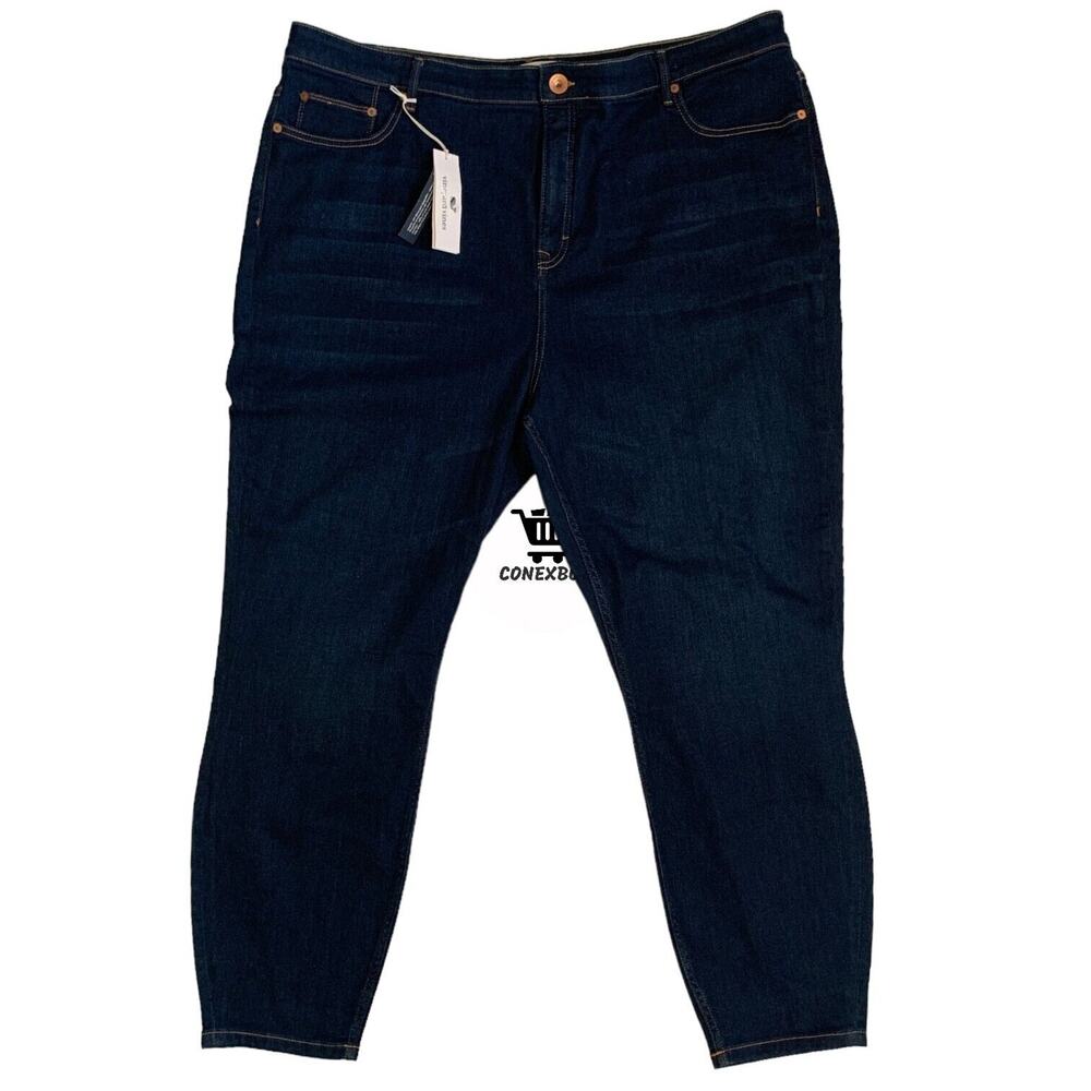Vineyard Vines Women's Size 37 Jamie High Rise Skinny Ankle Indigo Denim Jeans